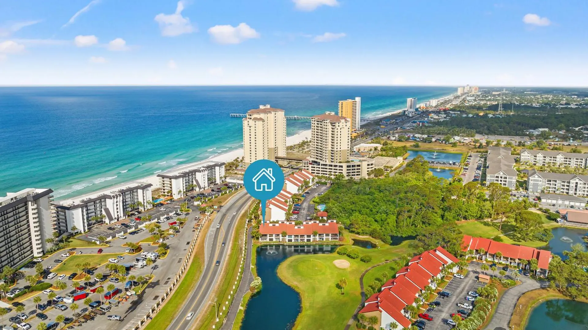 Дом отдыха One More Round! 3Br 3Ba Sleeps 10! 11 Pools! Golf Courses! Tennis Courts! Панама-Сити США